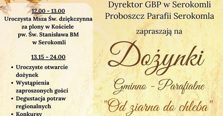Dożynki w Serokomli 2023. Wystąpią: News, Szpilki, Roxaok