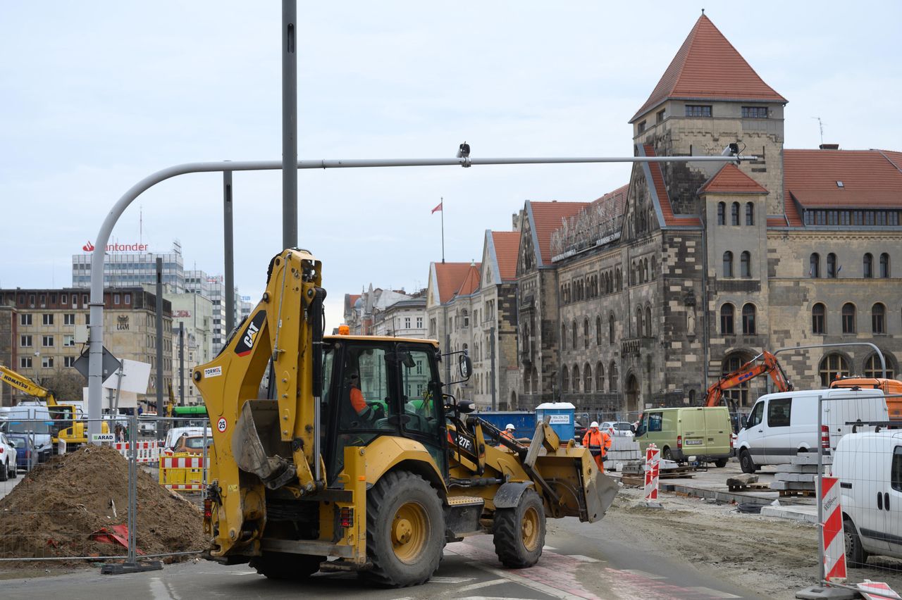 Remont centrum skutecznie zniechęca turystów do zwiedzania Poznania