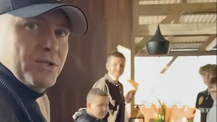 Prezydent Karol Nawrocki na kebabie w Wolanowie