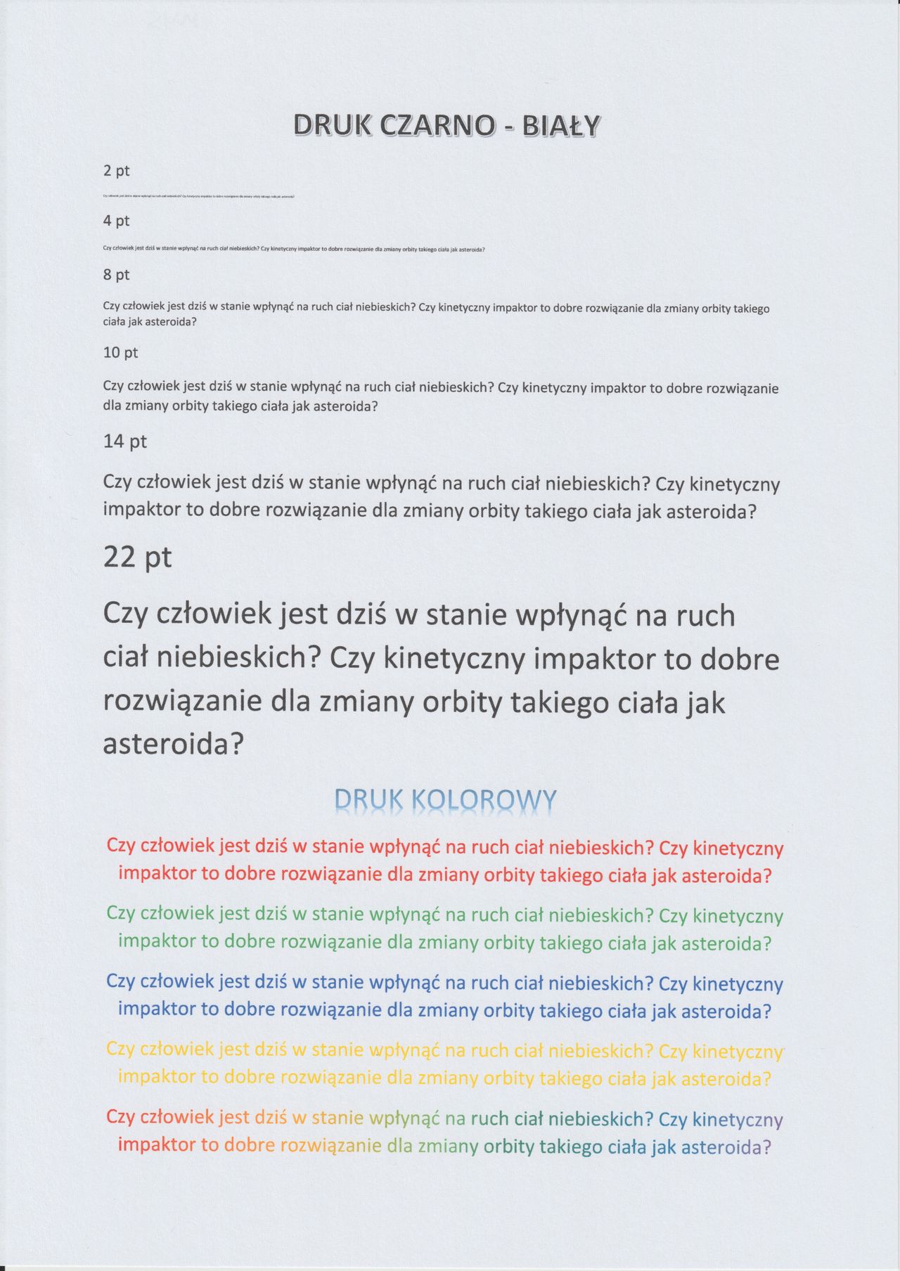 Jakość wysoka dokument