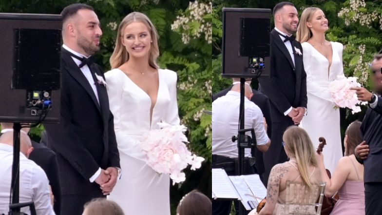 Ślub Karoliny Pisarek i Rogera Salli