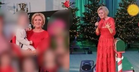 Agata Duda urządziła Mikołajki w Pałacu Prezydenckim. Pierwsza dama zaprezentowała się w czerwonej sukni. Ładnie? (FOTO)