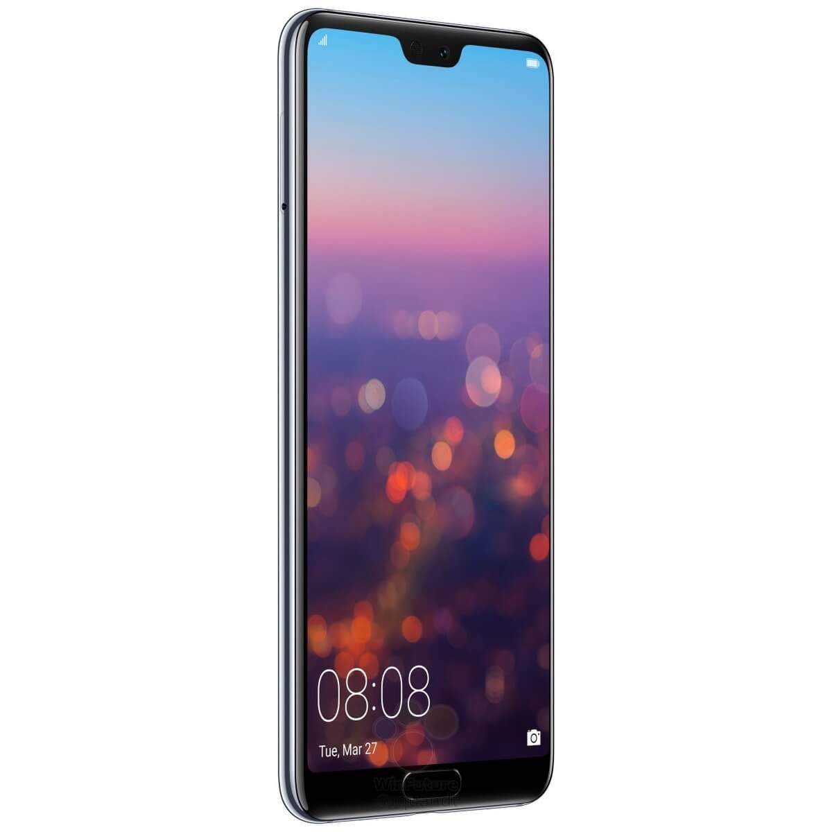 Front Huawei P20 Pro: obowiązkowe wcięcie w ekranie i kamera o rozdzielczości 24 Mpix. Źródło: WinFuture.