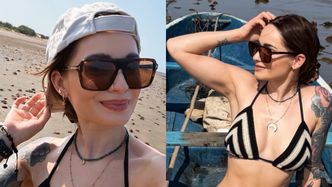 U Eweliny Lisowskiej bez zmian. Pochwaliła się kolejnymi fotkami w bikini. Forma życia? (ZDJĘCIA)