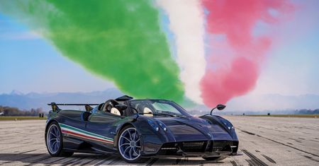 Pagani Huayra Tricolore jest 840-konnym hołdem dla włoskich pilotów