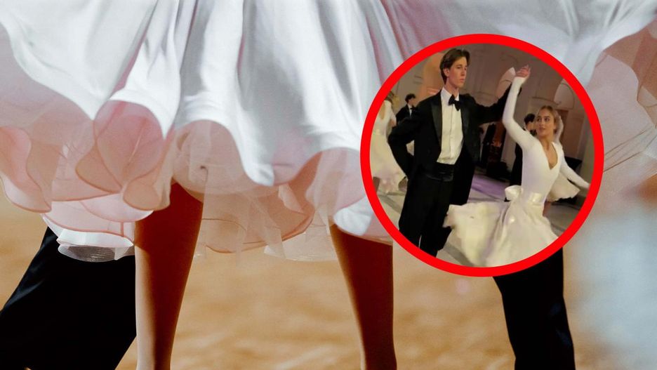 Zatańczyli walca podczas balu studniówkowego. Internauci nie szczędzą słów zachwytu