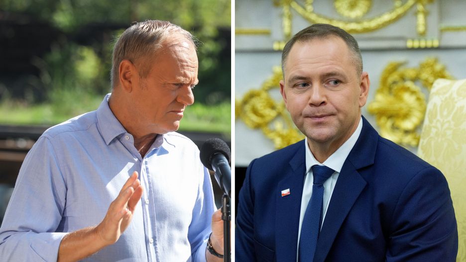 Tusk i Nawrocki