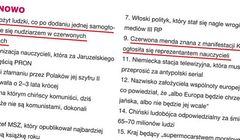 W „Gazecie Polskiej” krzyżówka z „pasożytem ludzkim” i „czerwoną mendą”. Lisiewicz: miała oburzać i oburza