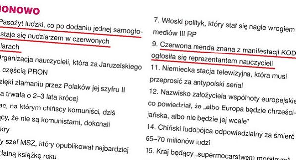 W „Gazecie Polskiej” krzyżówka z „pasożytem ludzkim” i „czerwoną mendą”. Lisiewicz: miała oburzać i oburza