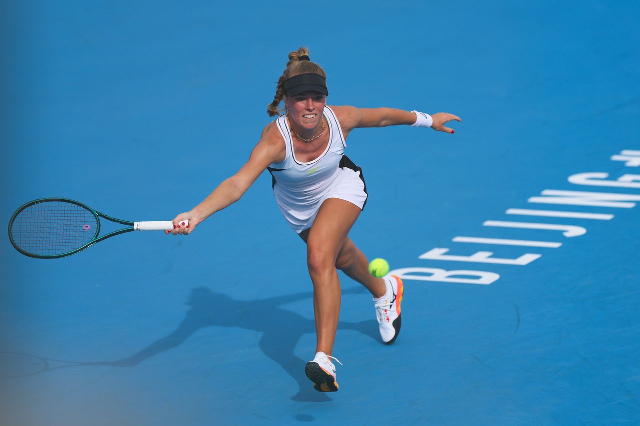 Magdalena Fręch żegna się z turniejem. Przegrała z niżej notowaną Niemką