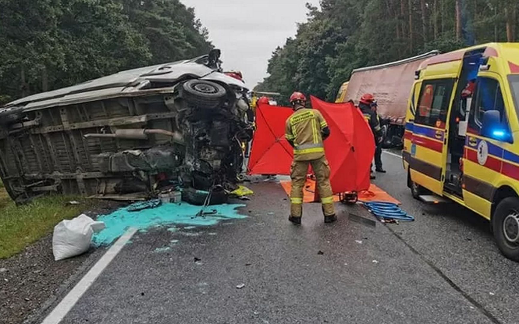 Niewyobrażalny błąd na miejscu wypadku. Funkcjonariusze zawieszeni