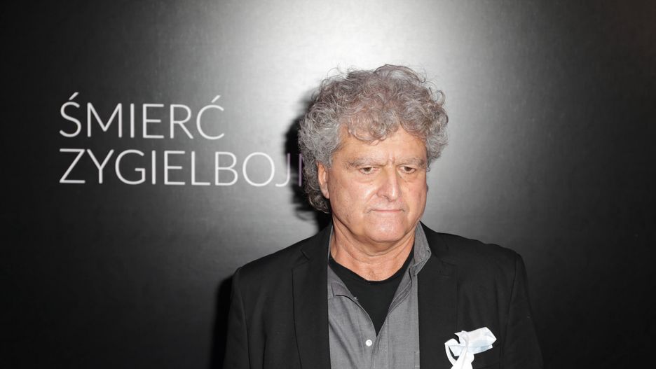 Warszawa, 03.11.2021. Reżyser Ryszard Brylski podczas premiery filmu �Śmierć Zygielbojma�, 3 bm. w Teatrze Narodowym w Warszawie. (mr) PAP/Albert Zawada