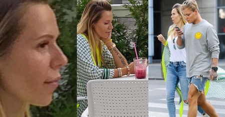 Dziewczęca Doda tonie w myślach nad sokiem na spotkaniu z przyjacielem (ZDJĘCIA)