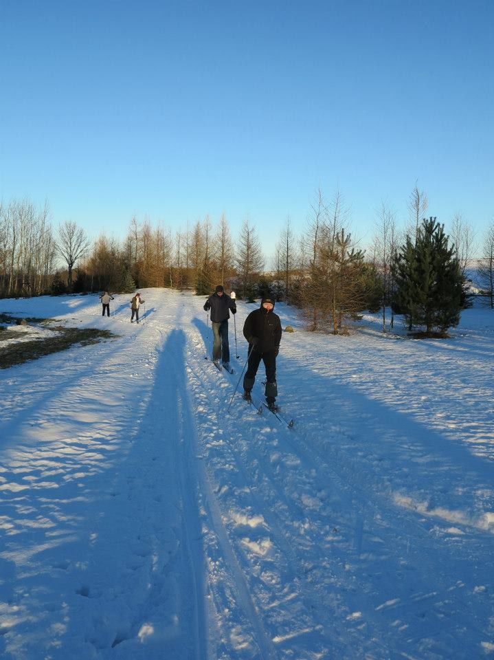 Środa na biegówkach na Polu Mokotowskim