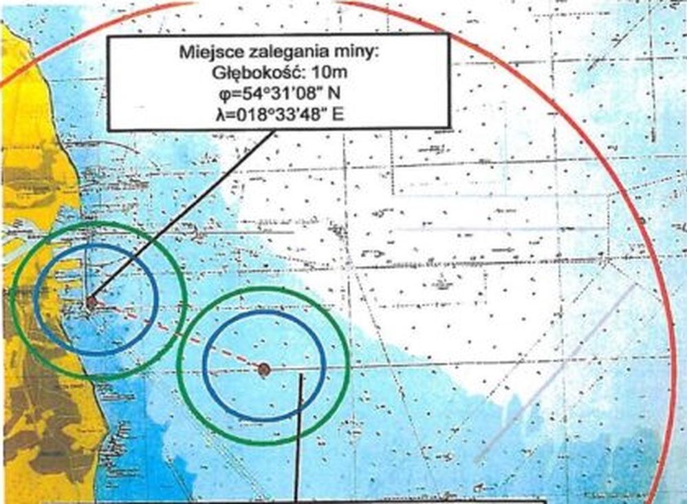 W Zatoce Puckiej zalega niemiecki niewybuch