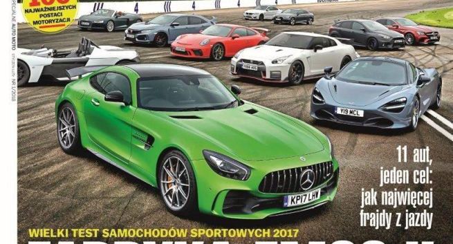 Test sportowych samochodów w nowym numerze „Car Polska”