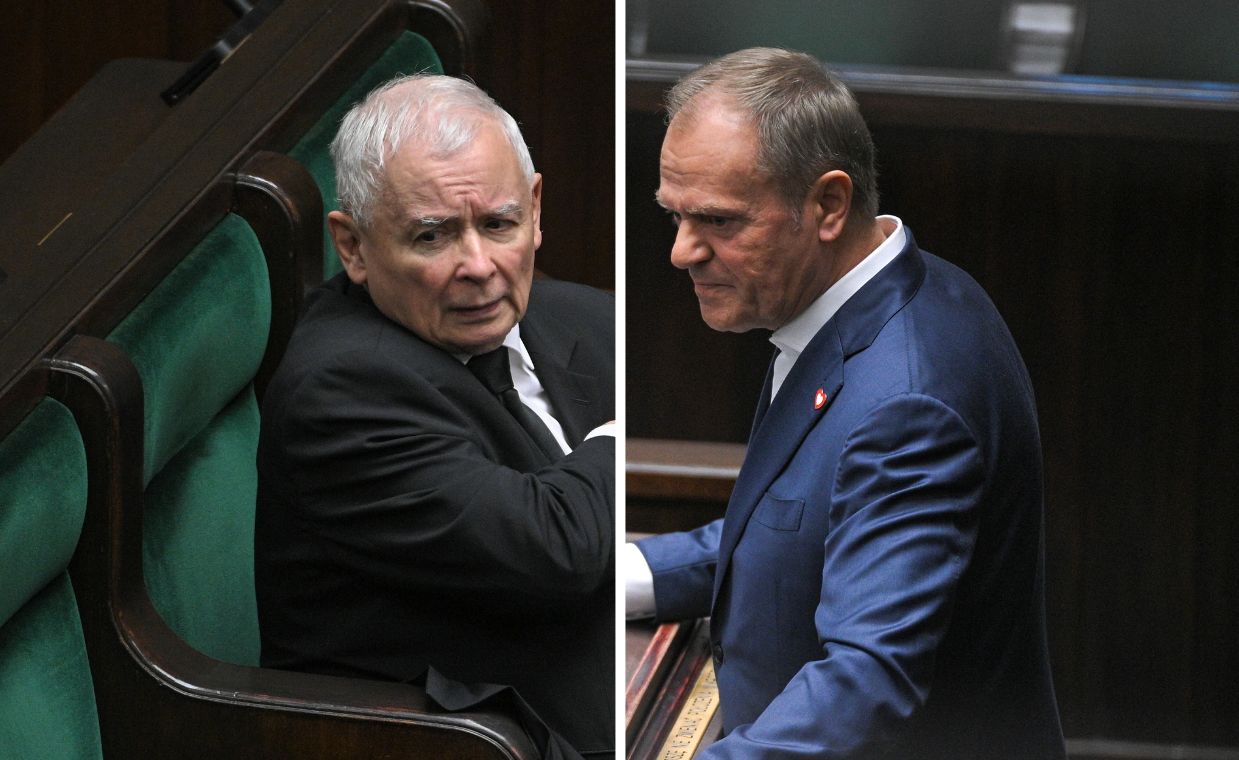 Jarosław Kaczyński i Donald Tusk