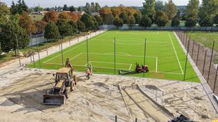 Na Świerczewie powstaje nowe centrum sportu. Piłka, tenis, badminton i trening pod chmurką