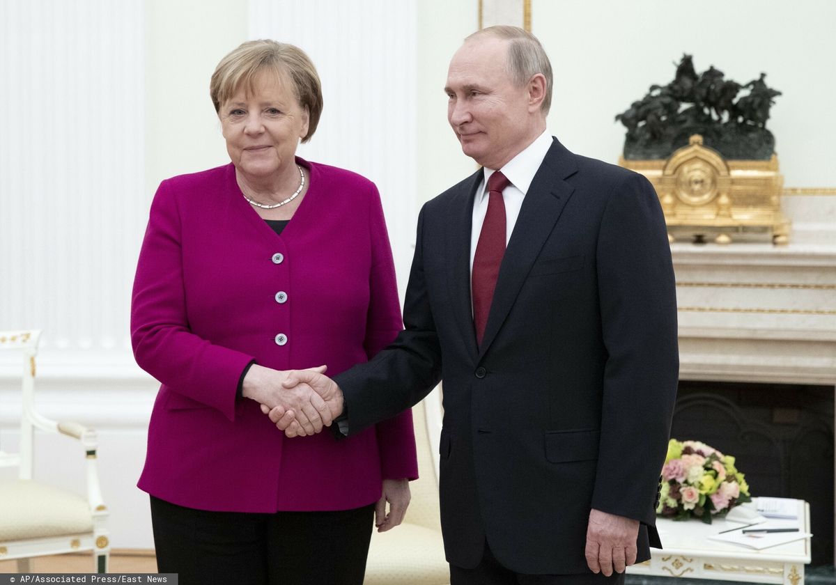 Angela Merkel oraz Władimir Putin (zdj. arch.) 