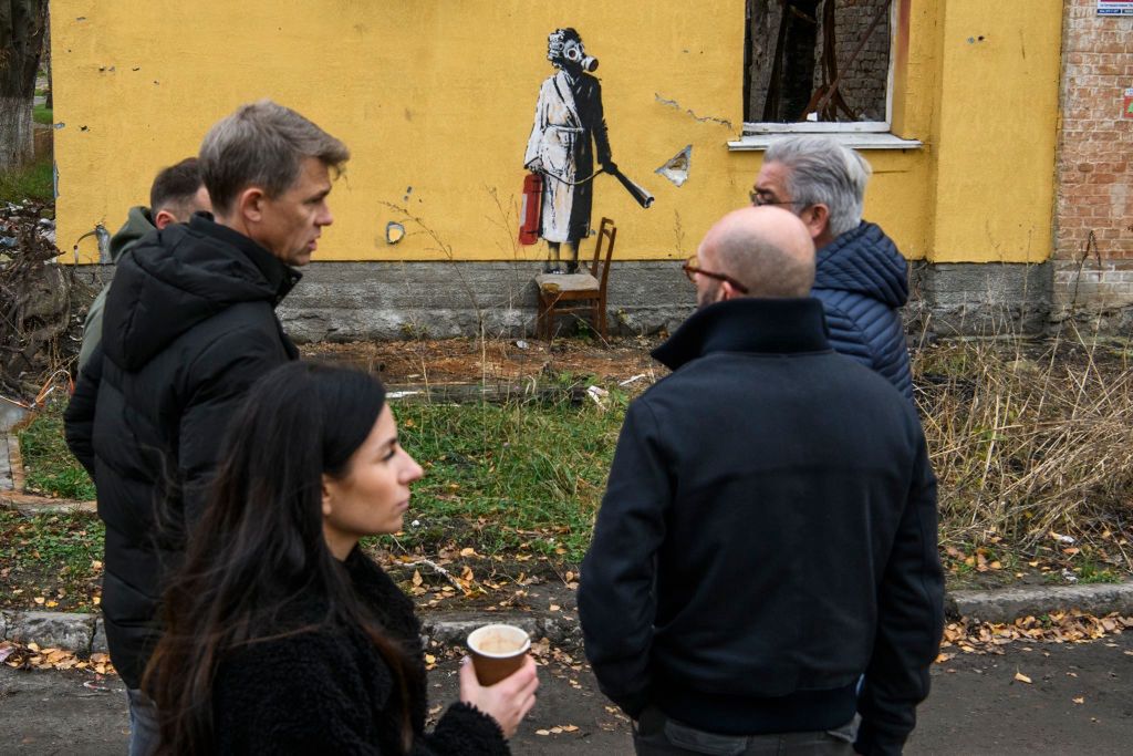 Mural w Hostomelu