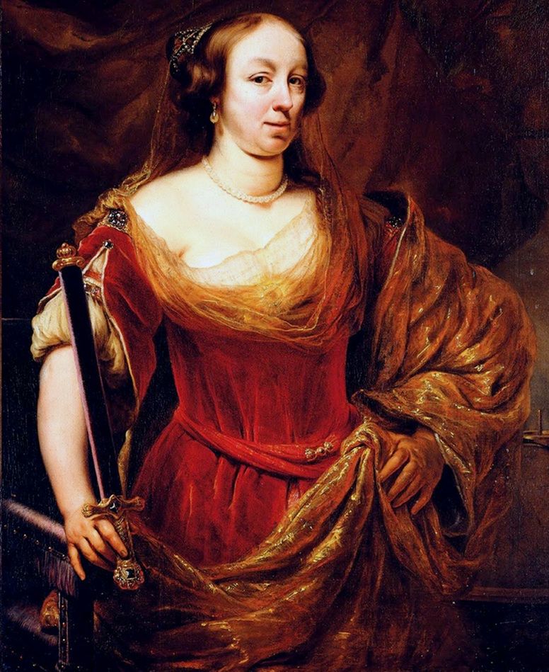 Ludwika Maria Gonzaga na portrecie pędzla Ferdinanda Bola