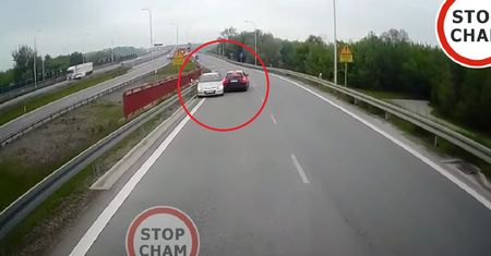 Jazda pod prąd na S17. Mogło dojść do tragedii