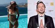 Sandra Kubicka byczy się w bikini na Mykonos, a czekający w domu Baron komentuje: "MAMASITA"