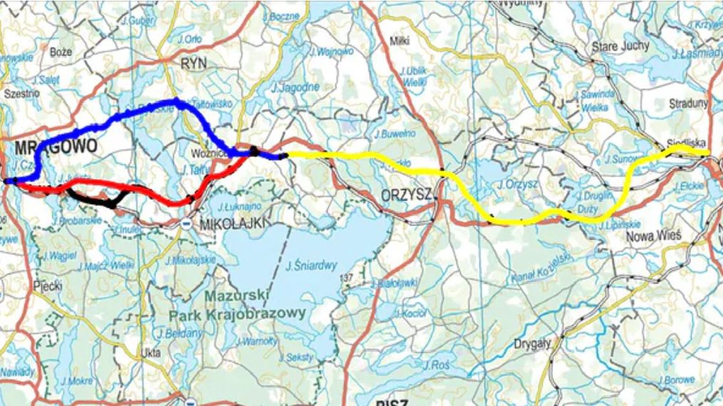 Tak wyglądają trzy rozpatrywane warianty S16