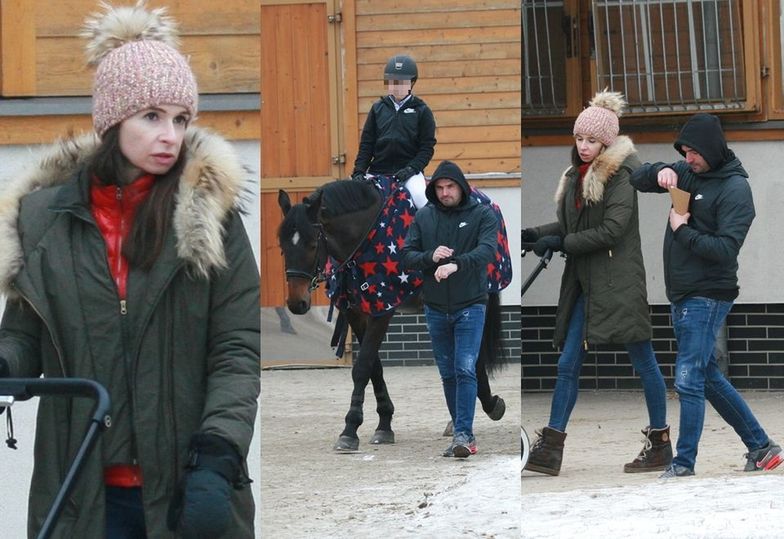 Kaczyńska i Dubieniecki kibicują córce na zawodach konnych