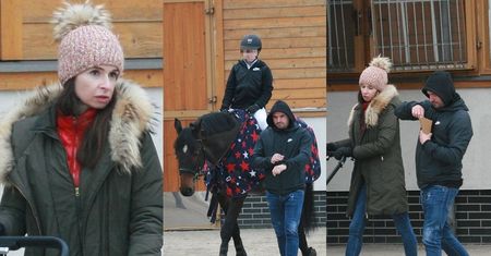 Kaczyńska i Dubieniecki kibicują córce na zawodach jeździeckich (ZDJĘCIA)