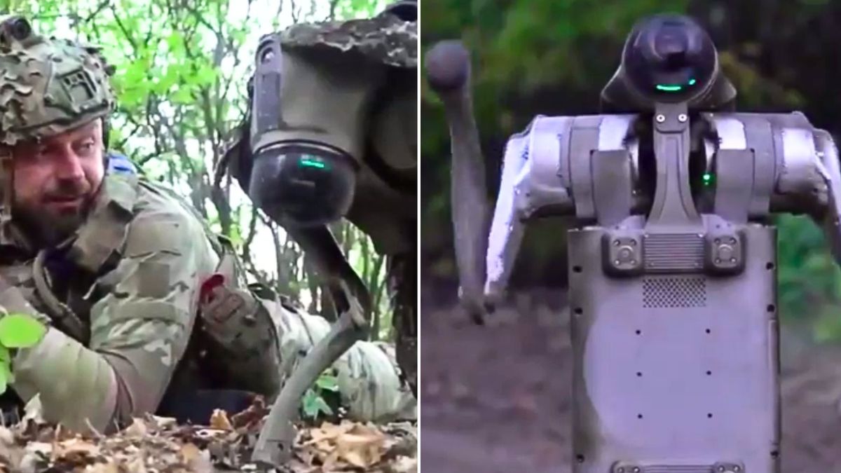 wojna w Ukrainie, robot, rosjanie Cenny sprzęt w rękach Ukraińców. Roboty z Anglii zmorą Rosjan