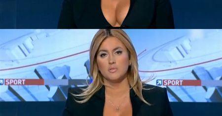 Piersi prezenterki Polsatu... (SEKSOWNE?)