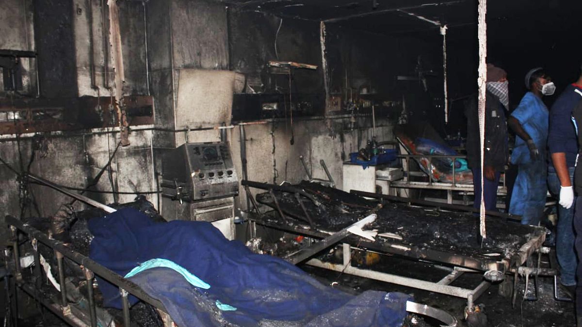 Pięciu pacjentów zginęło w wyniku pożaru szpitala zakaźnego w Indiach