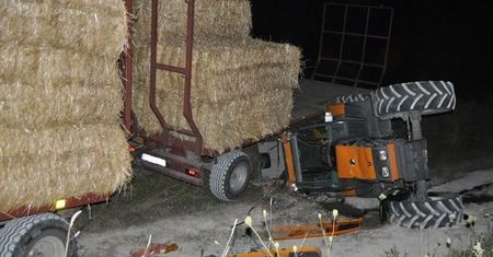 Zginął przygnieciony ciągnikiem