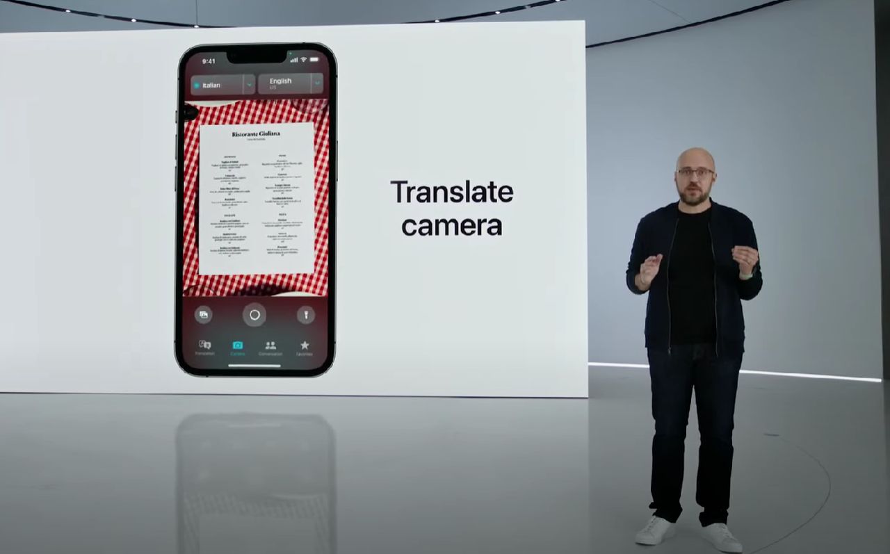 Nowa opcja tłumaczenia napisów - w aparacie i galerii w iOS 16