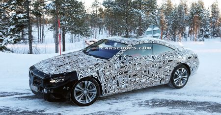 Mercedes-Benz Klasy S Coupé - nowe zdjęcia szpiegowskie