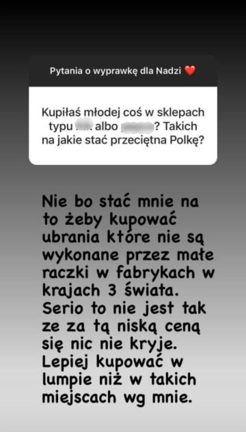 Zofia Zborowska zdradza, dlaczego nie kupuje córce ubranek w popularnych dyskontach