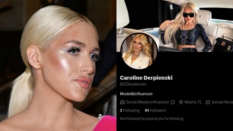 Caroline Derpienski zapowiada działalność na Twitterze, a fani zwracają uwagę na jej obserwujących. "Tutaj dopiero zobaczymy"