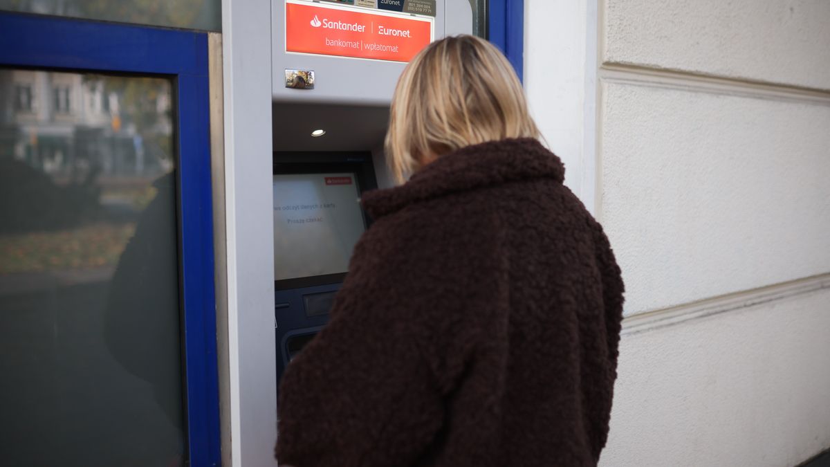 Bankomat banku Santander