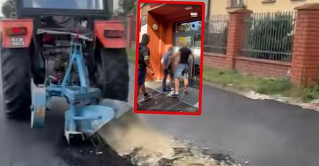 Film z rolnikiem wywołał burzę. Tak go prowadzili. Policja tłumaczy