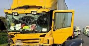 Wypadek na A4. Kierowca ciężarówki w szpitalu