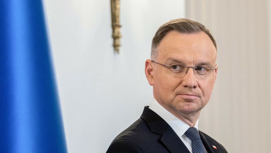 Zaprzysi??enie rz?du Mateusza Morawieckiego
27.11.2023 Warszawa Palac Prezydencki. Zaprzysiezenie rzadu Mateusza Morawieckiego 
fot Jacek Dominski/REPORTER
n/z: Andrzej Duda
Jacek Dominski/REPORTER