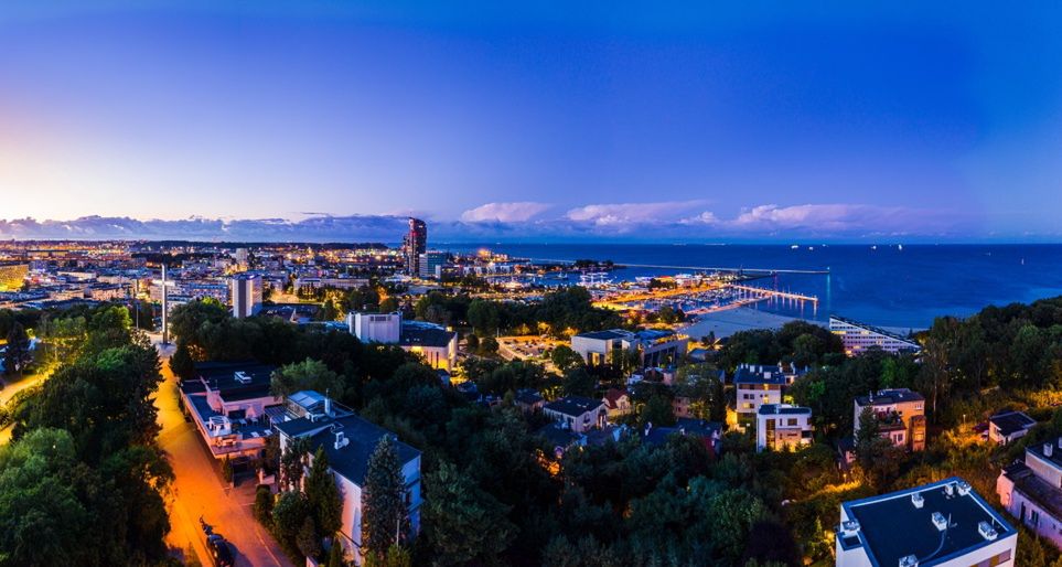 Panorama miasta z Kamiennej Góry