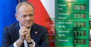 Donald Tusk o cenach paliw w Polsce. Mówi o "najczarniejszej godzinie"