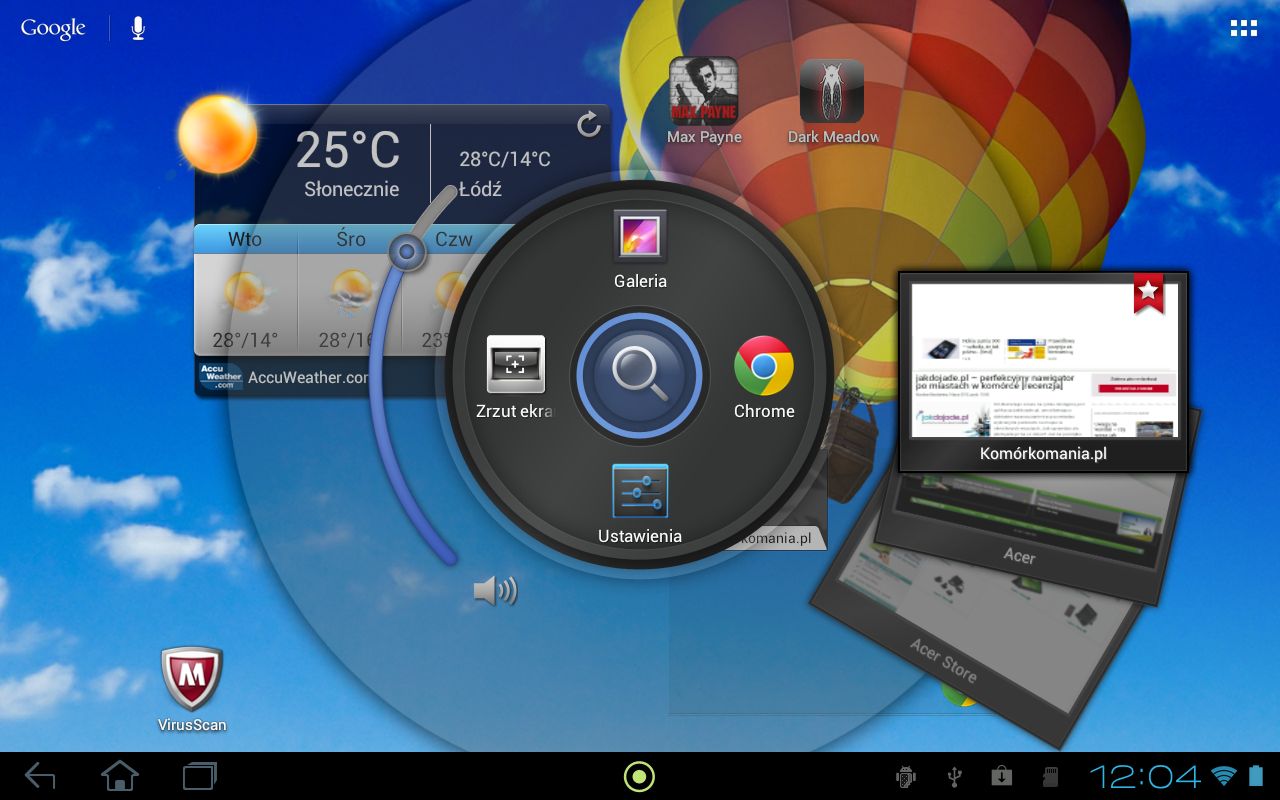 Acer Iconia Tab A510 Olimpic Games Edition - warto, jeśli nie jesteś pechowcem [test] 7