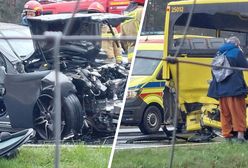 Wypadek w Warszawie. Auto wjechało w autobus, wśród rannych dziecko