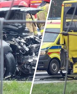 Wypadek w Warszawie. Auto wjechało w autobus, wśród rannych dziecko