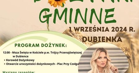 Dożynki w Dubience 2024. Koncert Gosi Andrzejewicz. Zobacz godzinowy program