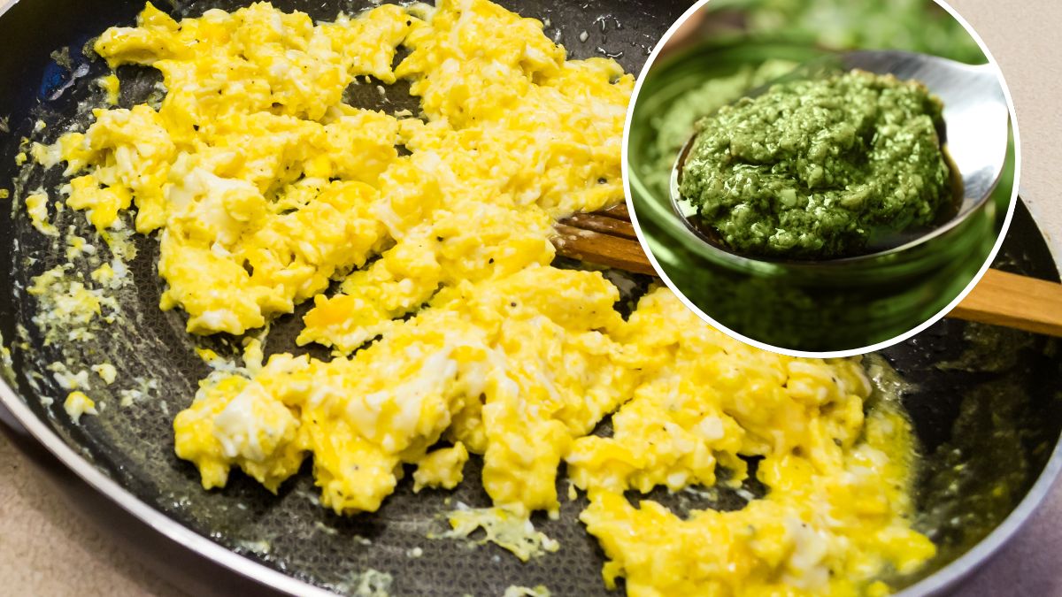 Jak domowe pesto może odmienić smak jajecznicy?