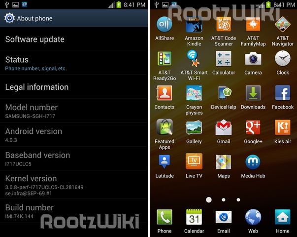 Samsung Galaxy Note - Android 4.0